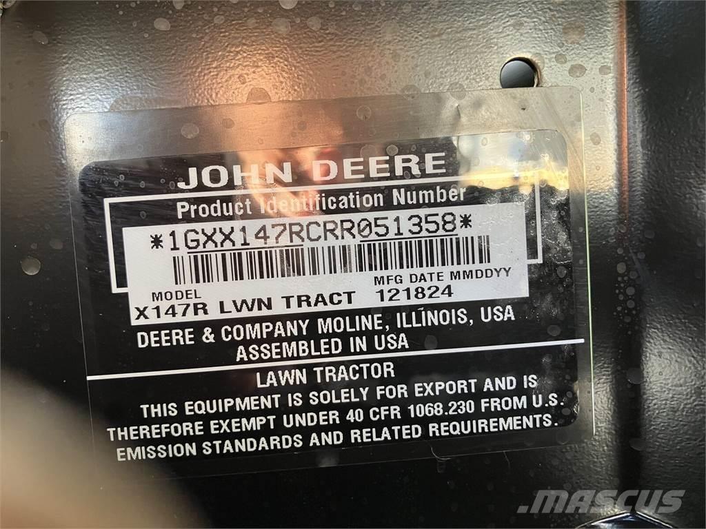 John Deere X 147R Manutenzione verde e strade – Altro