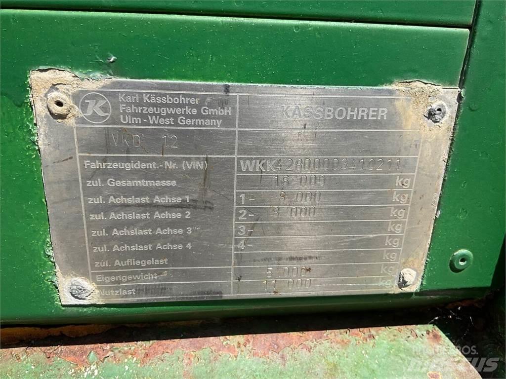 Kässbohrer VKD 12 Rimorchi ribaltabili