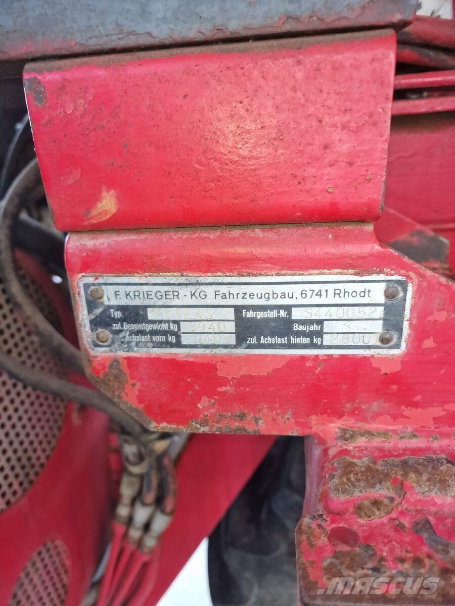  Krieger KVE 4S Vendemmiatrici