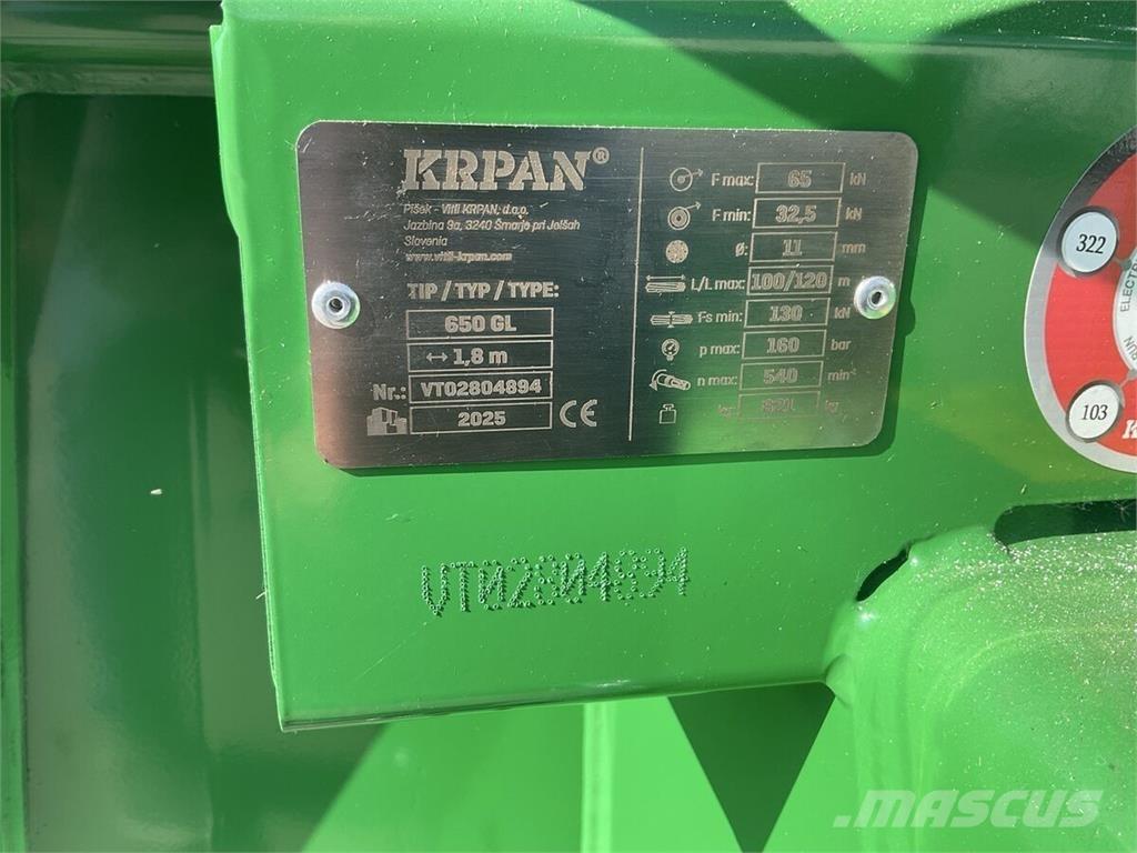 Krpan 650GL Argani