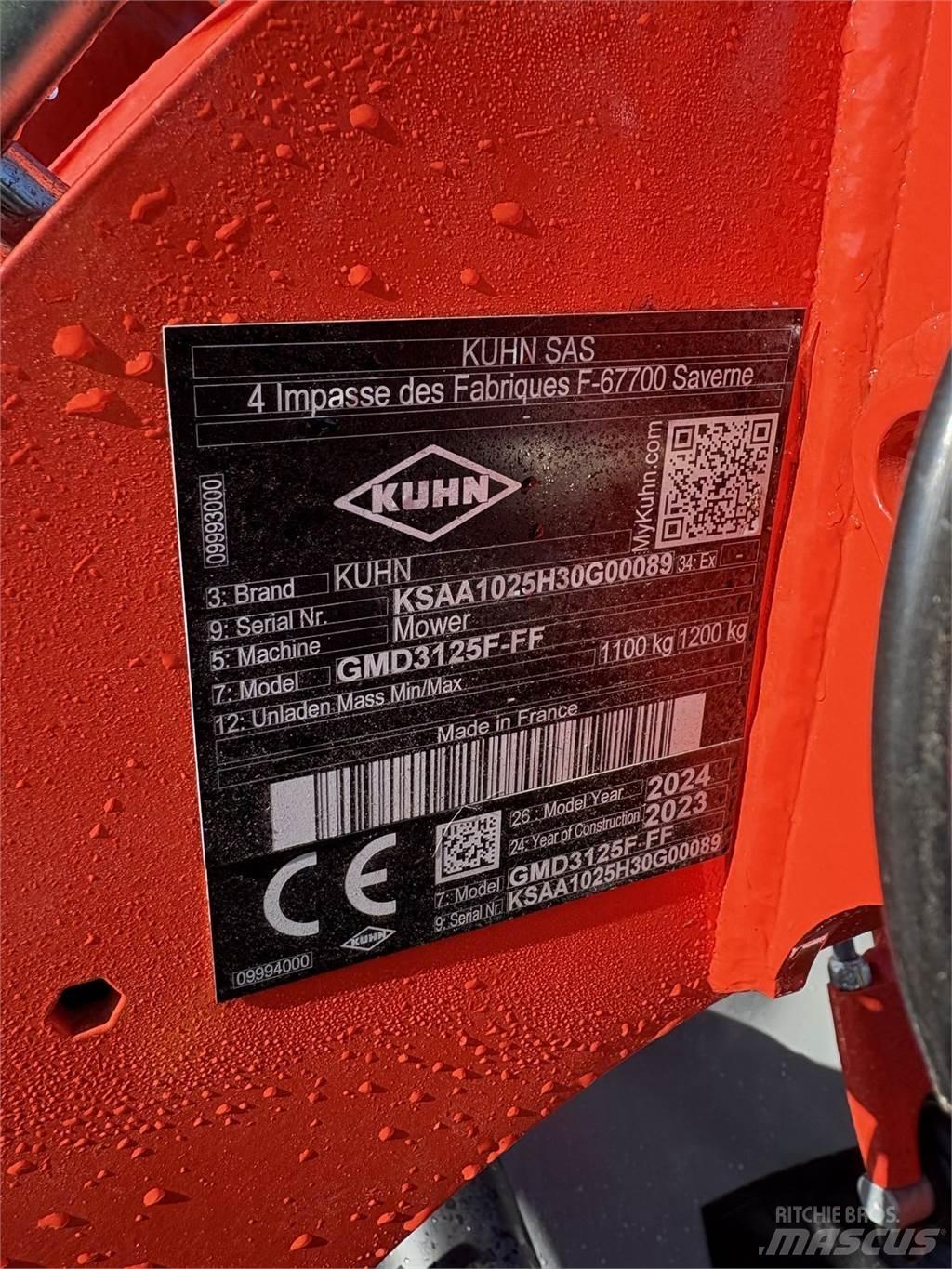 Kuhn GMD 3125 F - FF Falciatrici