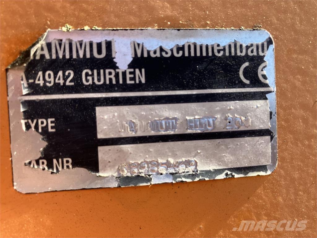 Mammut HLU 200 Accessori per pale frontali