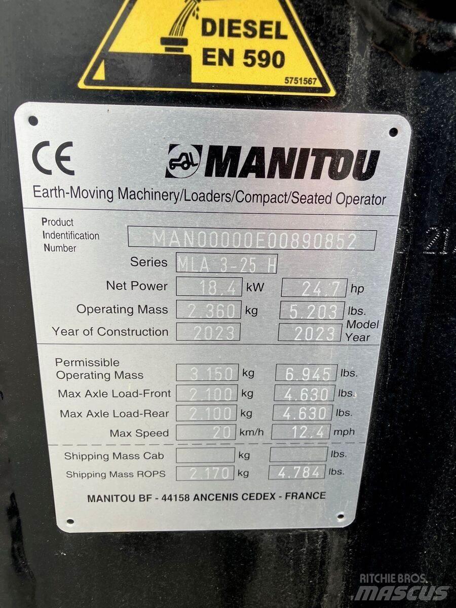 Manitou MLA 3-25 Pale frontali e scavatori