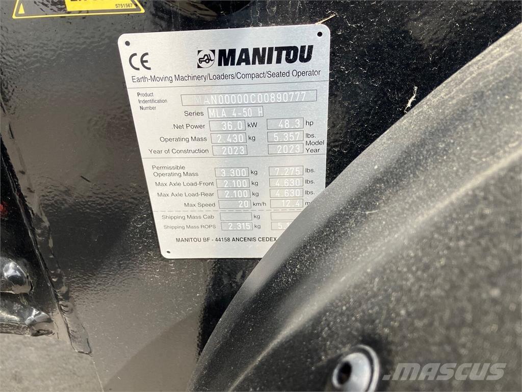 Manitou MLA 4-50 Pale frontali e scavatori