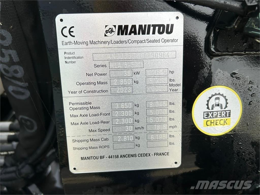Manitou MLA 5-50 Pale frontali e scavatori