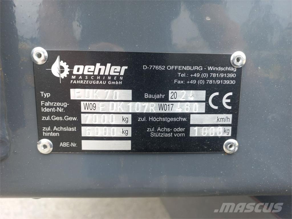 Oehler EDK 70 Rimorchi ribaltabili