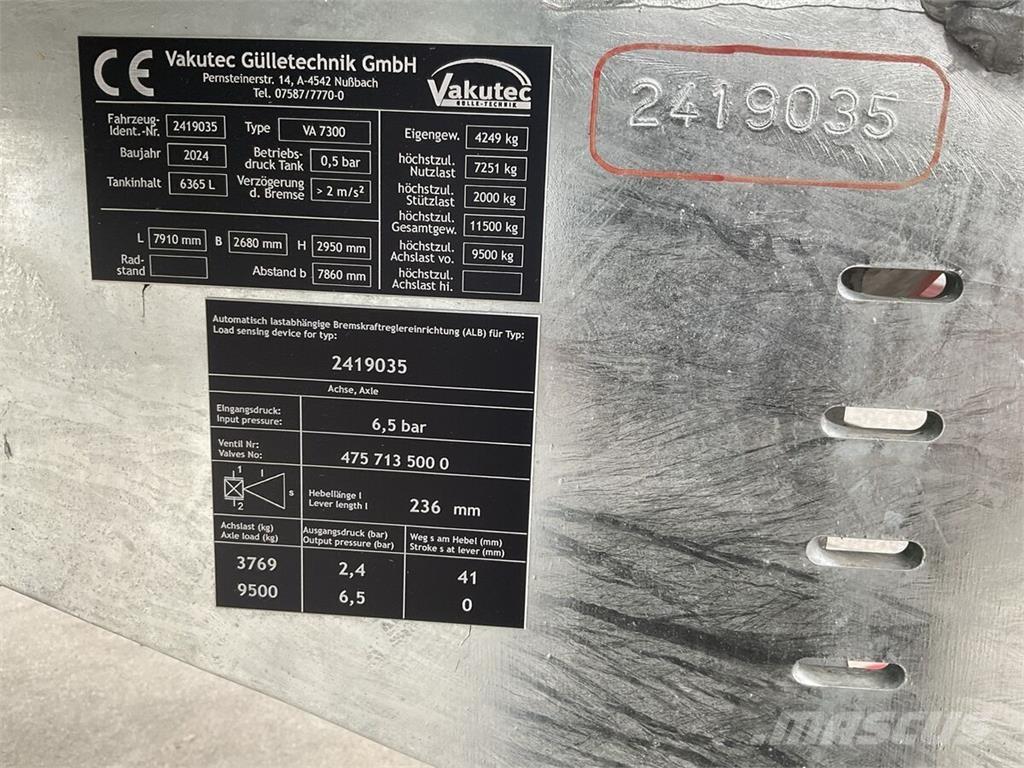  Vakutec VA 7300 Spandiliquami