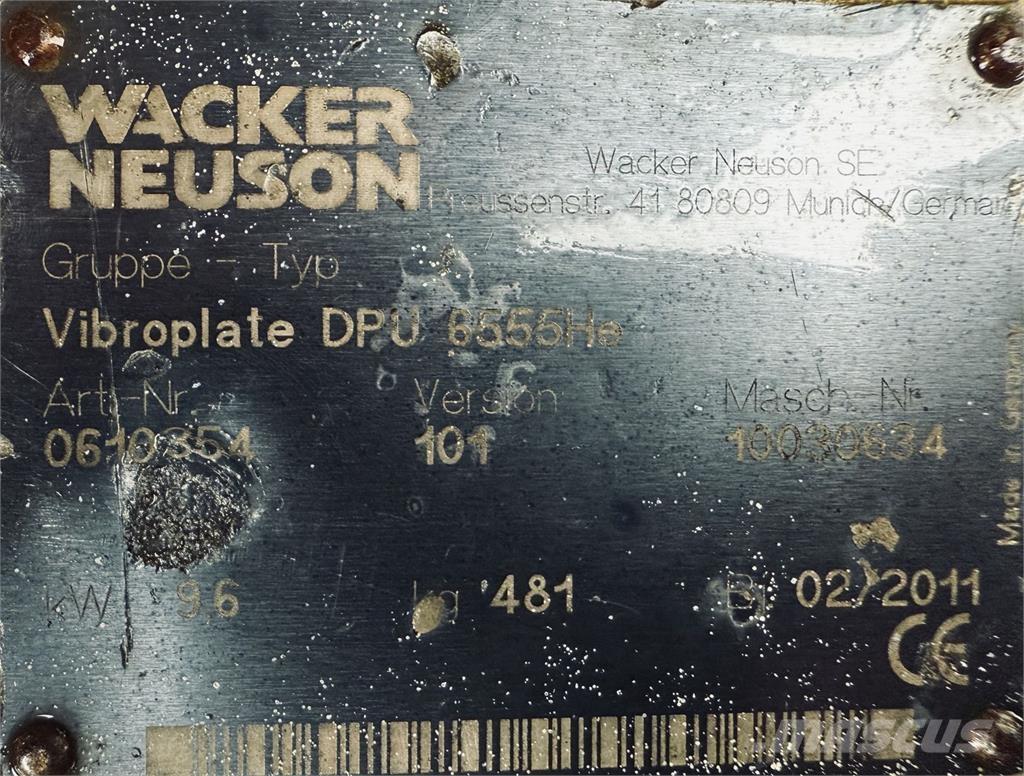 Wacker DPU 6055 Costruzioni - Altro