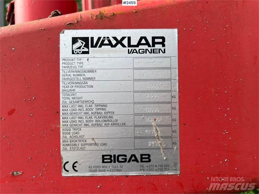 Bigab VV 10-14 Rimorchi con cassone scarrabile