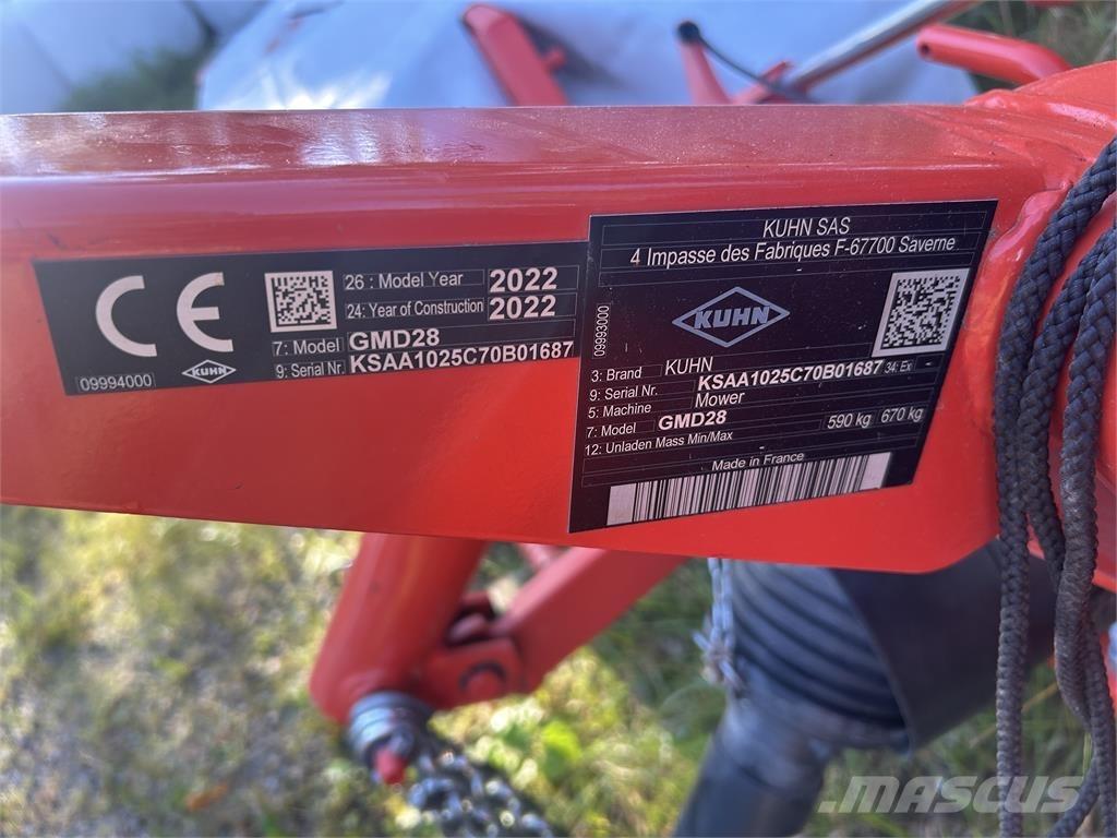 Kuhn GMD 28 Falciatrici