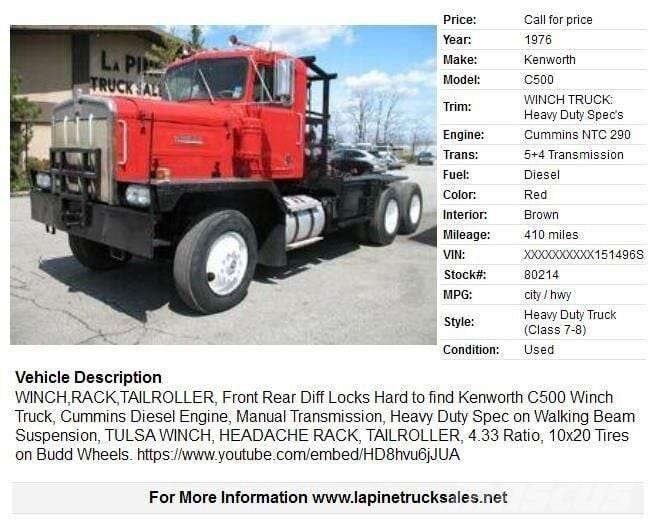 Kenworth C500 Carroattrezzi