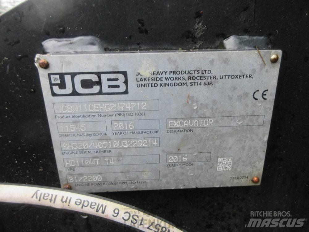JCB Hydradig HD110W Escavatori anfibi