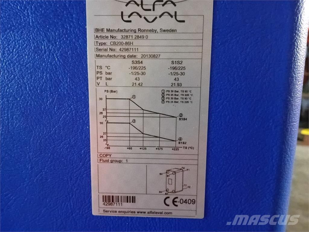Alfa Laval CB200-86H Costruzioni - Altro