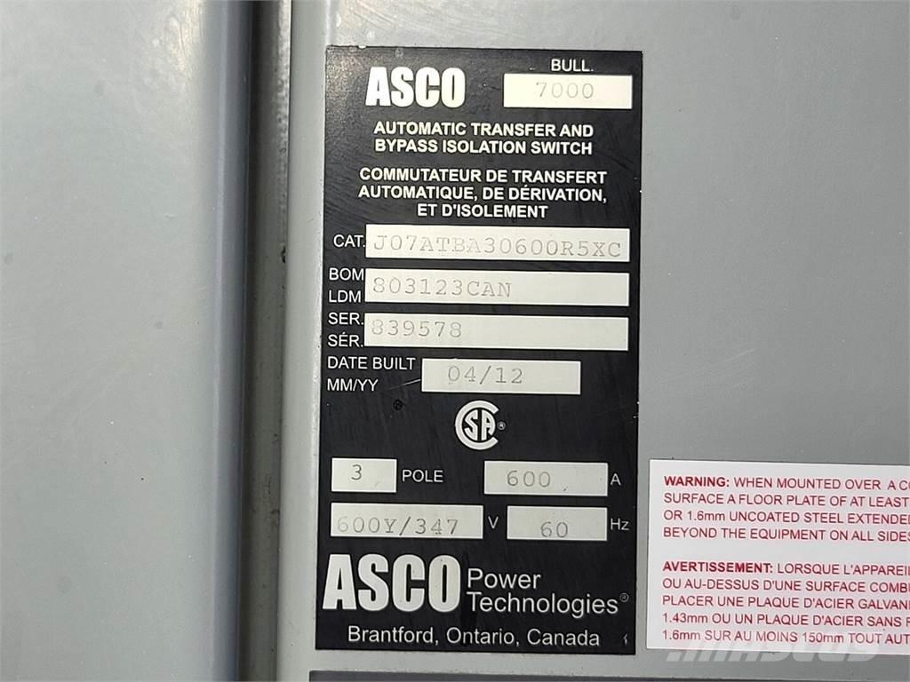 Asco J07ATBA30600R5XC Costruzioni - Altro