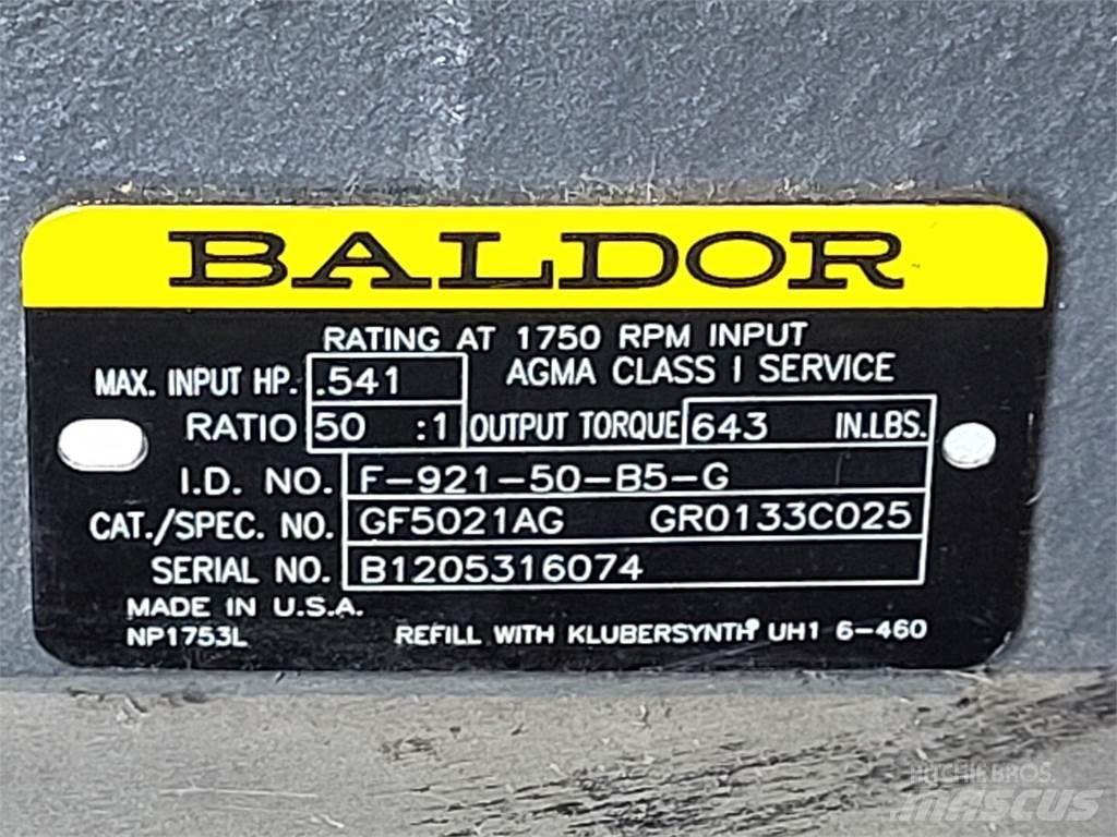 Baldor GF5021AG Costruzioni - Altro