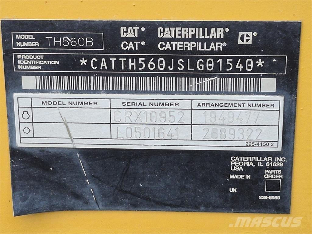 CAT TH560B Sollevatori telescopici per agricoltura