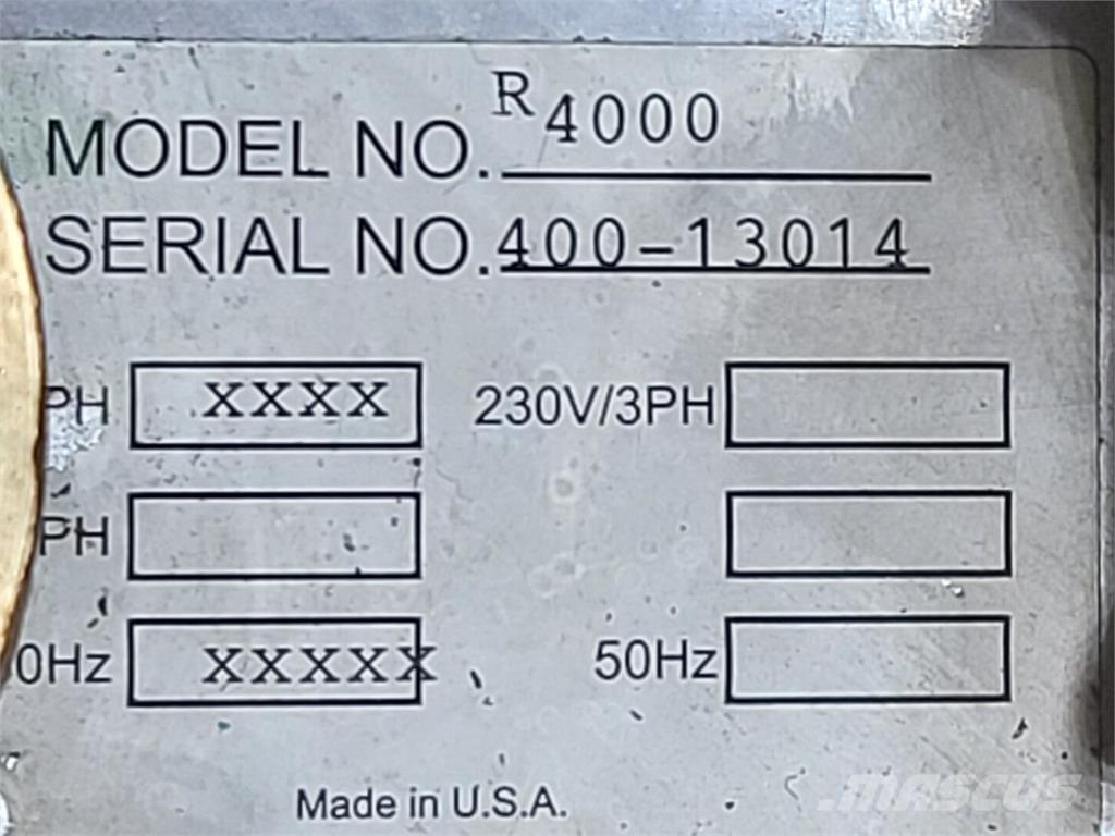  DYNAFLUX R4000 Dispositivi di riscaldamento / scongelamento
