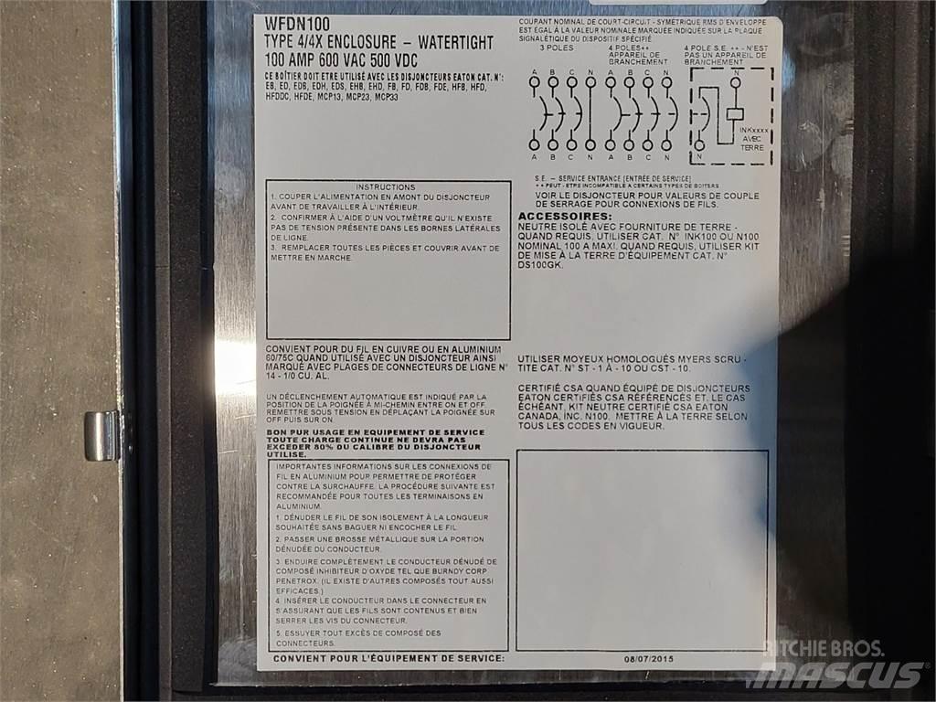 Eaton WFDN100 Costruzioni - Altro