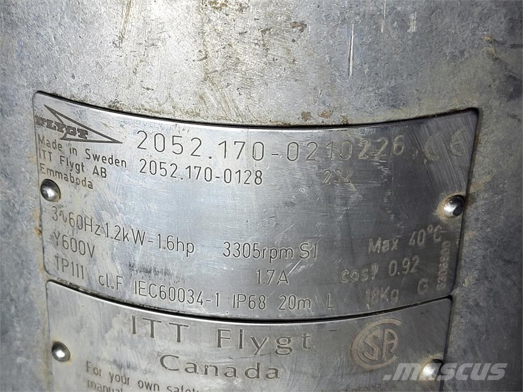 Flygt 2052.170-0128 Pompa idraulica