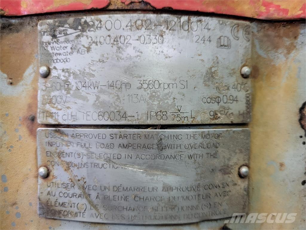 Flygt 2400.402 Pompa idraulica