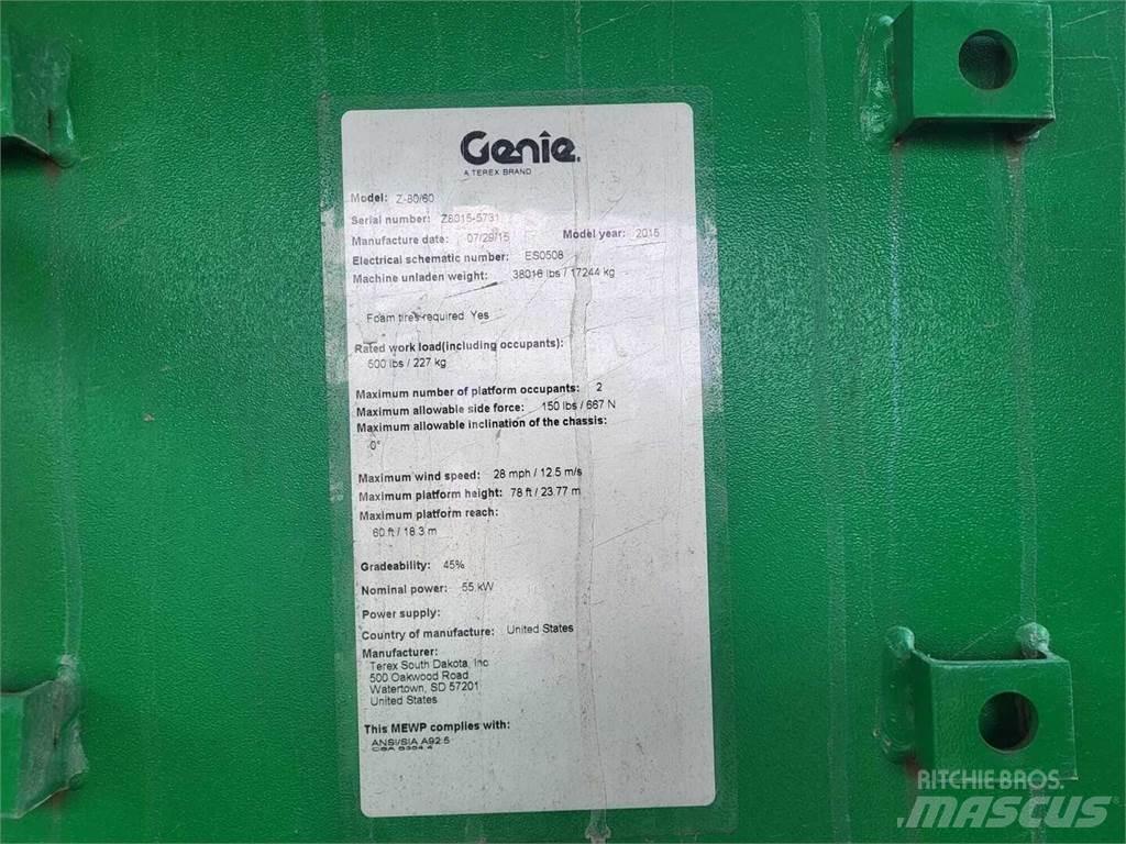 Genie Z-80/60 Piattaforme a braccio articolato