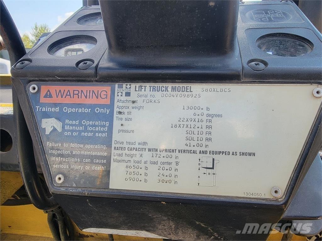 Hyster S80XLBCS Costruzioni - Altro