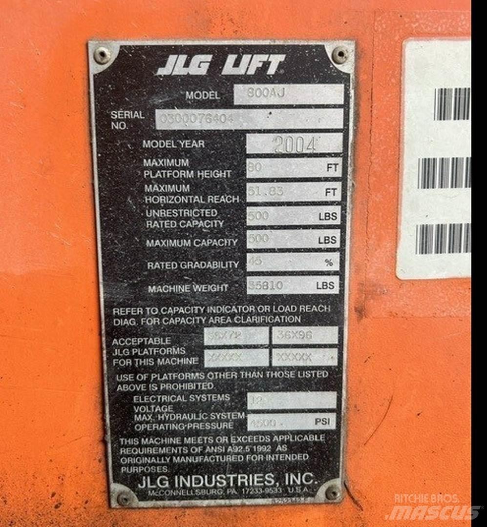 JLG 800AJ Piattaforme a braccio articolato