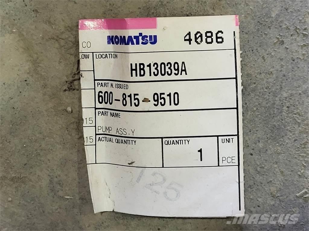 Komatsu 600-815-9510 Pompa idraulica