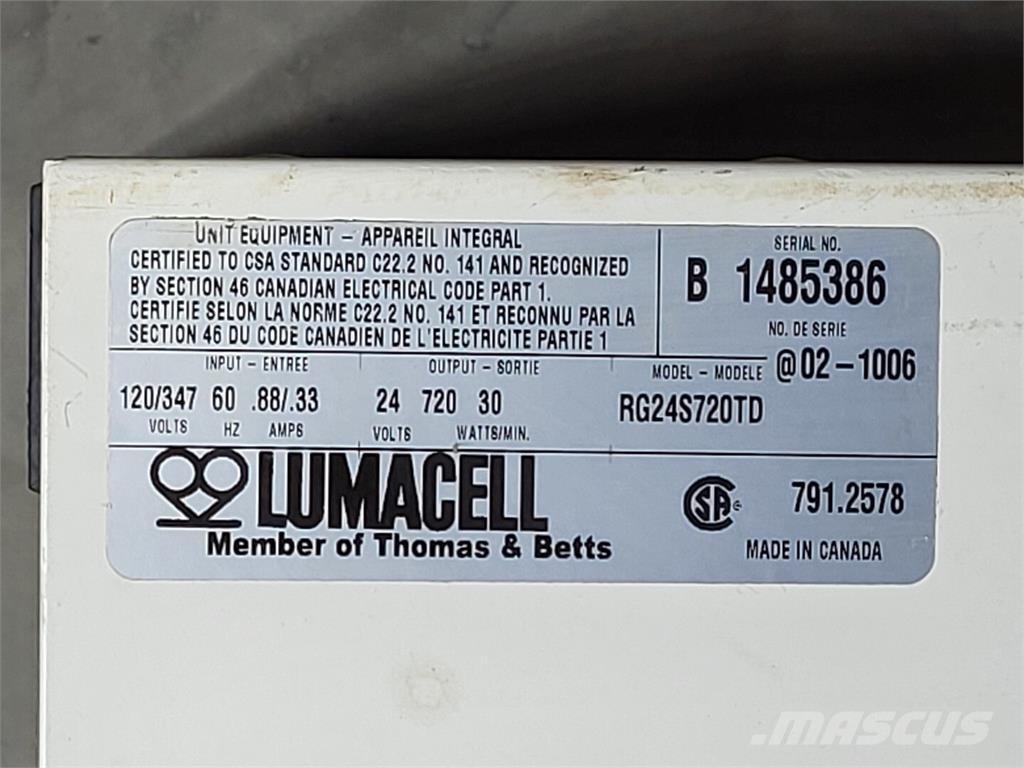  LUMACELL RG24S720TD Batterie