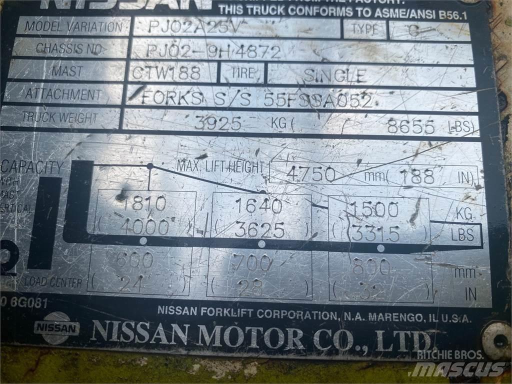 Nissan PJO2A25V Costruzioni - Altro