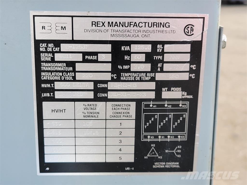 REX B-125JF Costruzioni - Altro