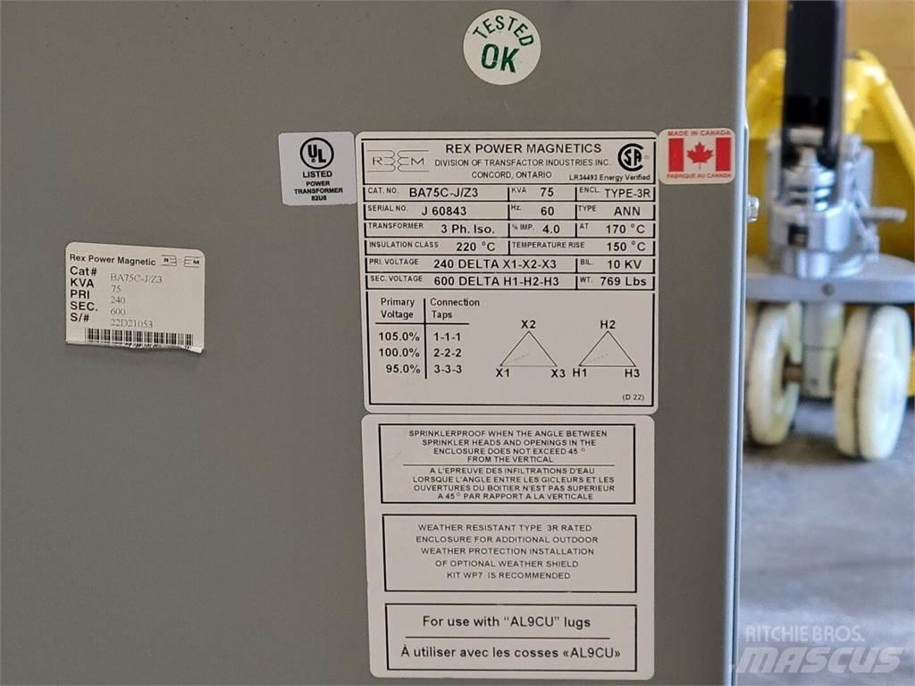 REX BA75C-J/Z3 Costruzioni - Altro