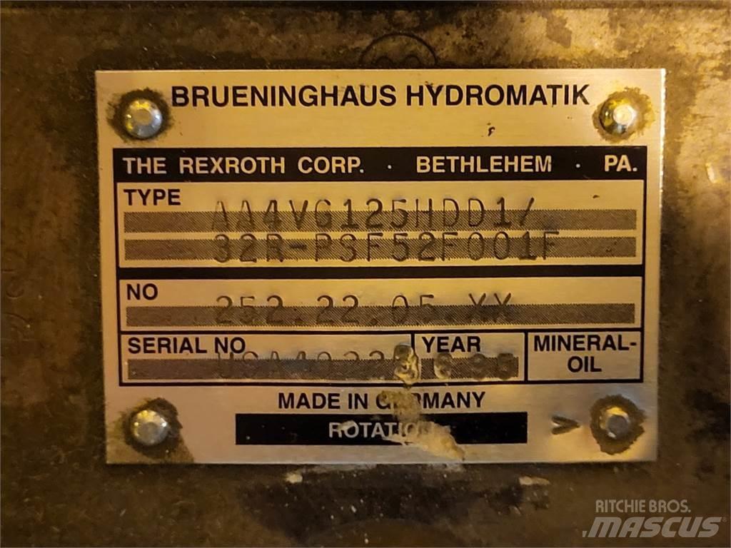 Rexroth A4VG125HDD1 Pompa idraulica