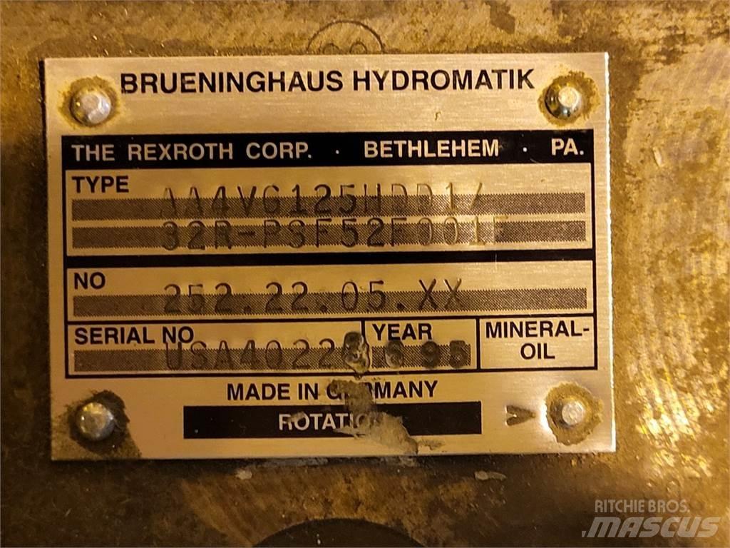 Rexroth A4VG125HDD1 Pompa idraulica