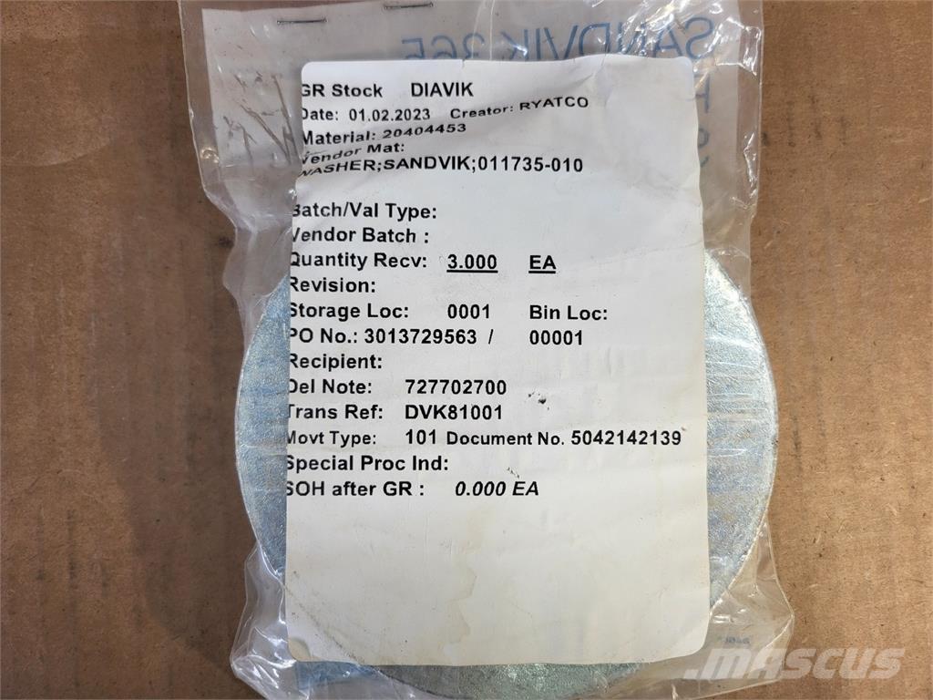 Sandvik 011735-010 Costruzioni - Altro