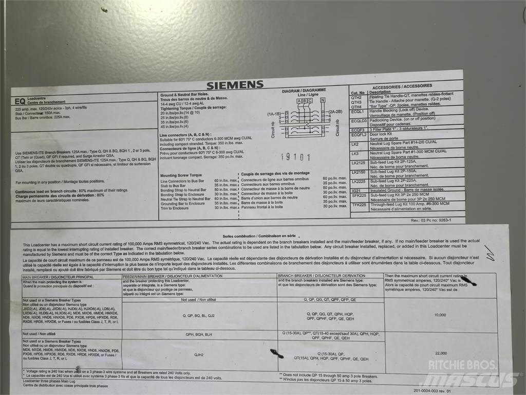 Siemens EQ424225 Costruzioni - Altro