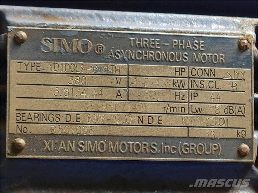  SIMO YD100L1-6/4TH Motori industriali