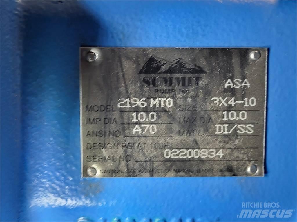  SUMMIT PUMP 2196MTO Attrezzatura per perforazione accessori e ricambi
