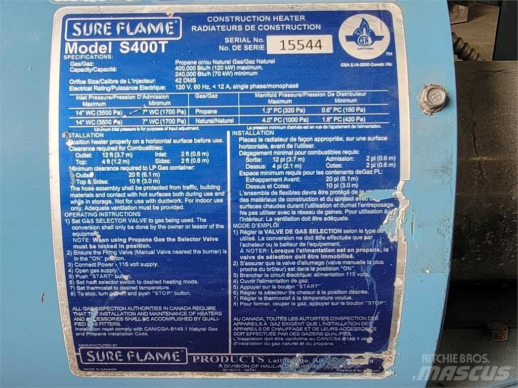  SURE FLAME S400T Dispositivi di riscaldamento / scongelamento