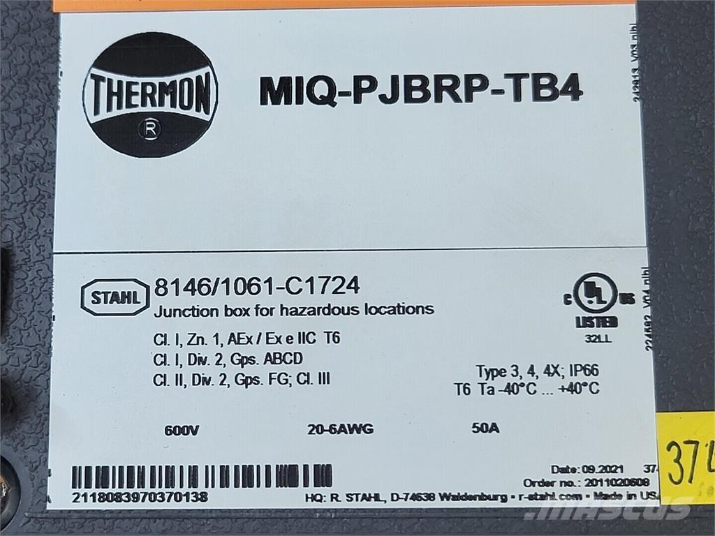  THERMON MIQ-PJBRP-TB4 Costruzioni - Altro