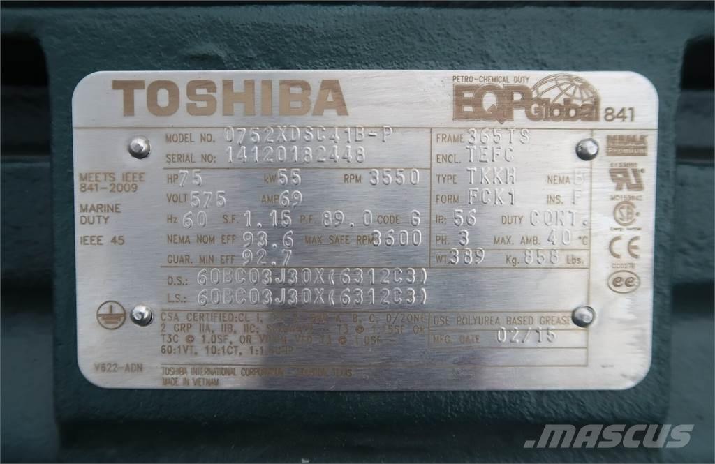  TOSHIBA 0752XDSC41B-P Motori industriali