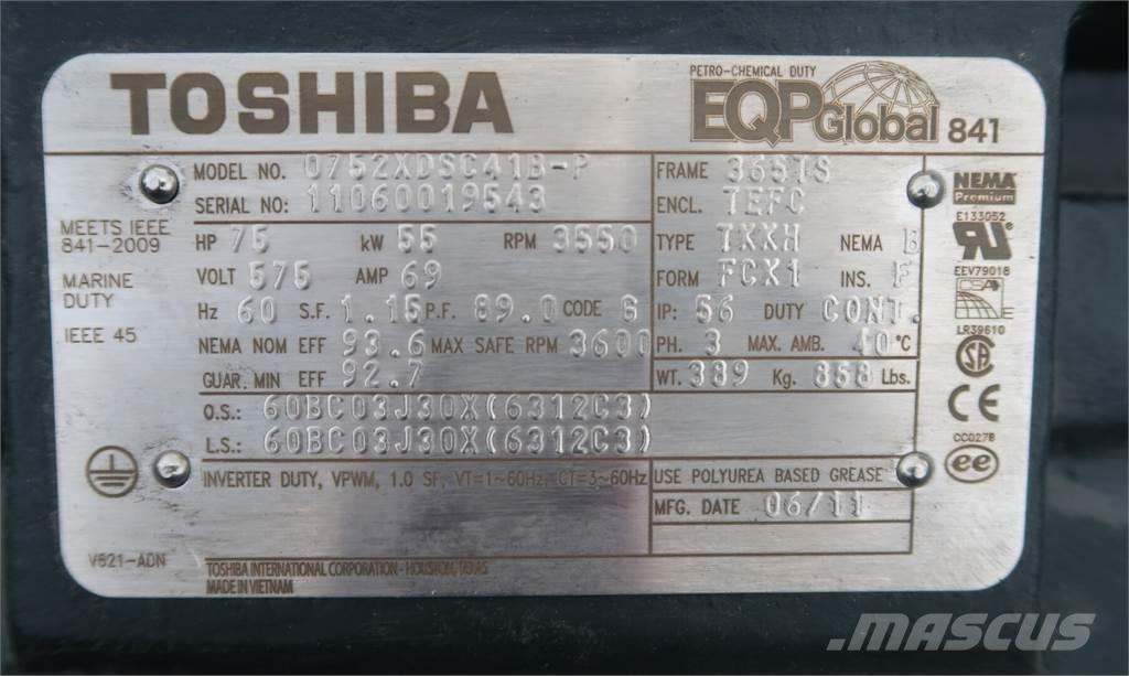  TOSHIBA 0752XDSC41B-P Motori industriali