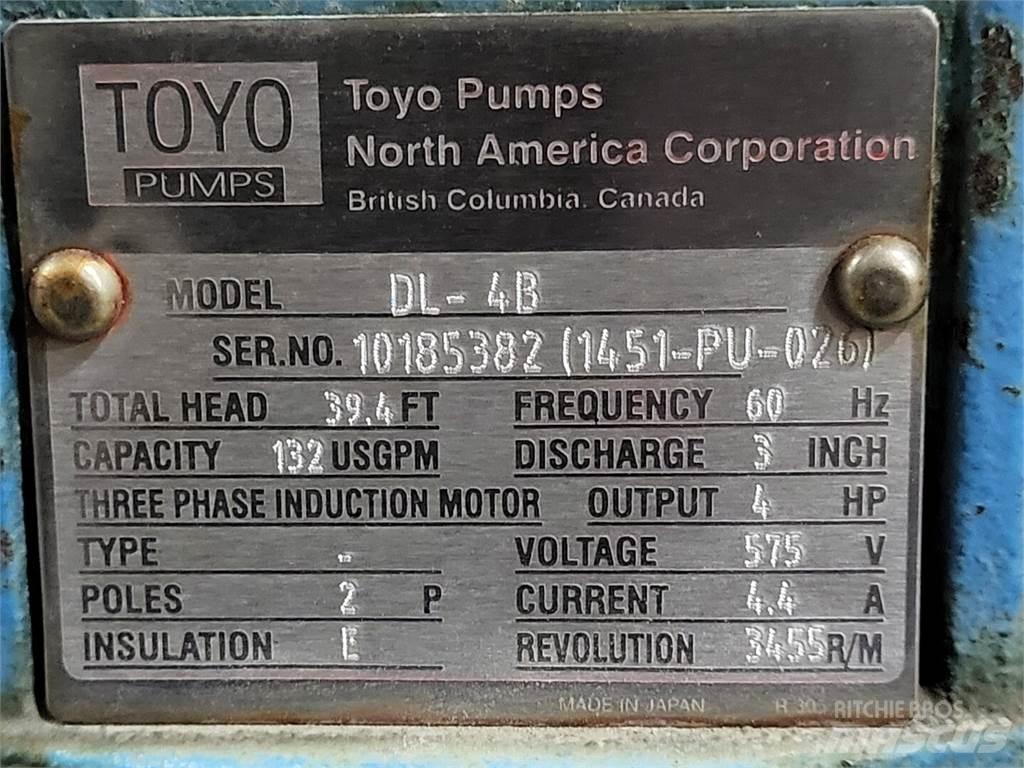 Toyo PUMPS DL-4B Pompa idraulica