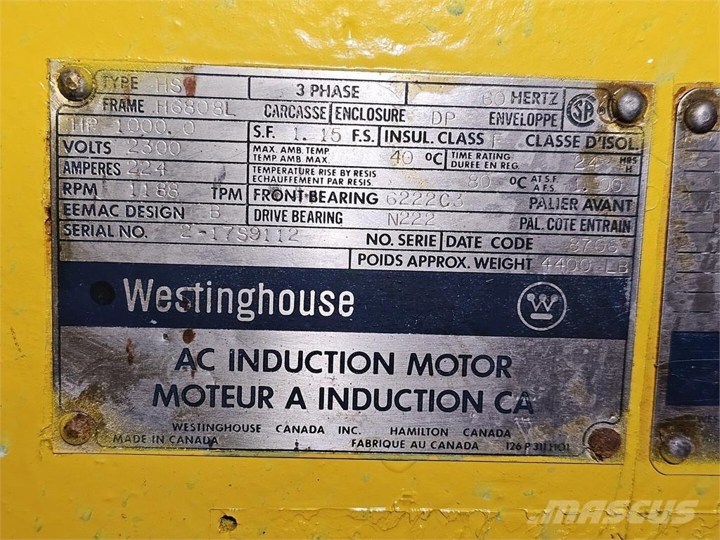 Westinghouse  Motori industriali