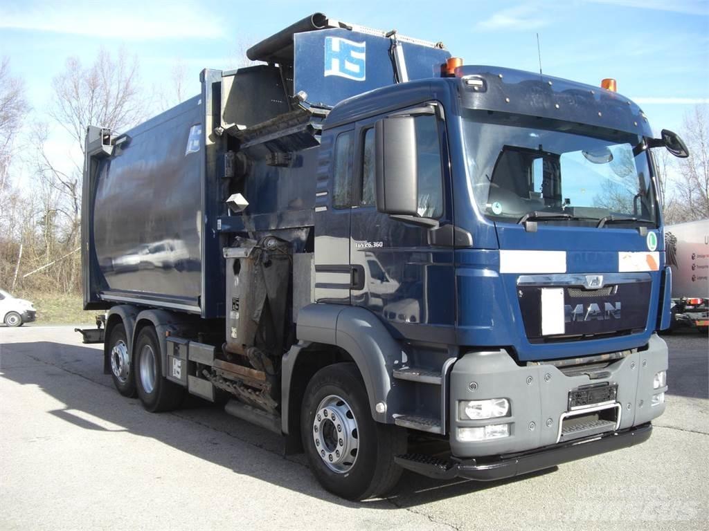 MAN 26360FNLL / RECHTSGEST. Camion dei rifiuti