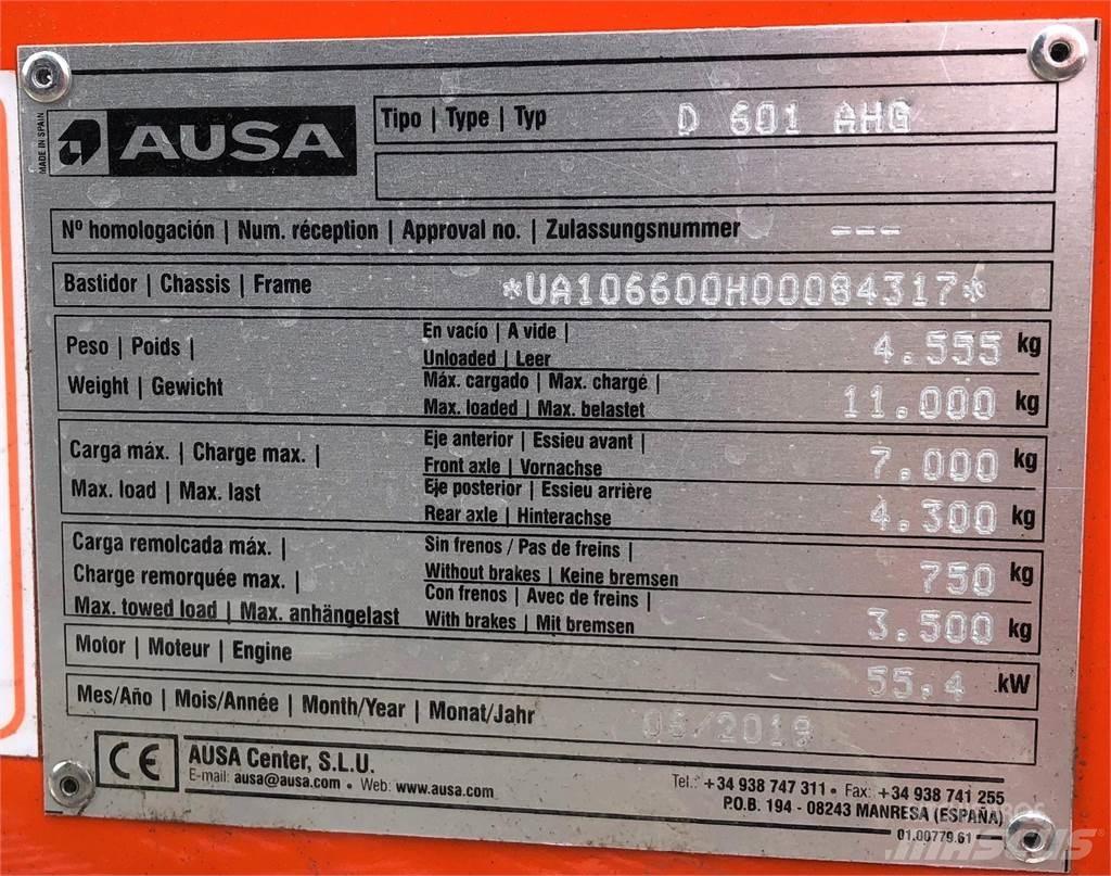 Ausa D601AHG Mini dumper