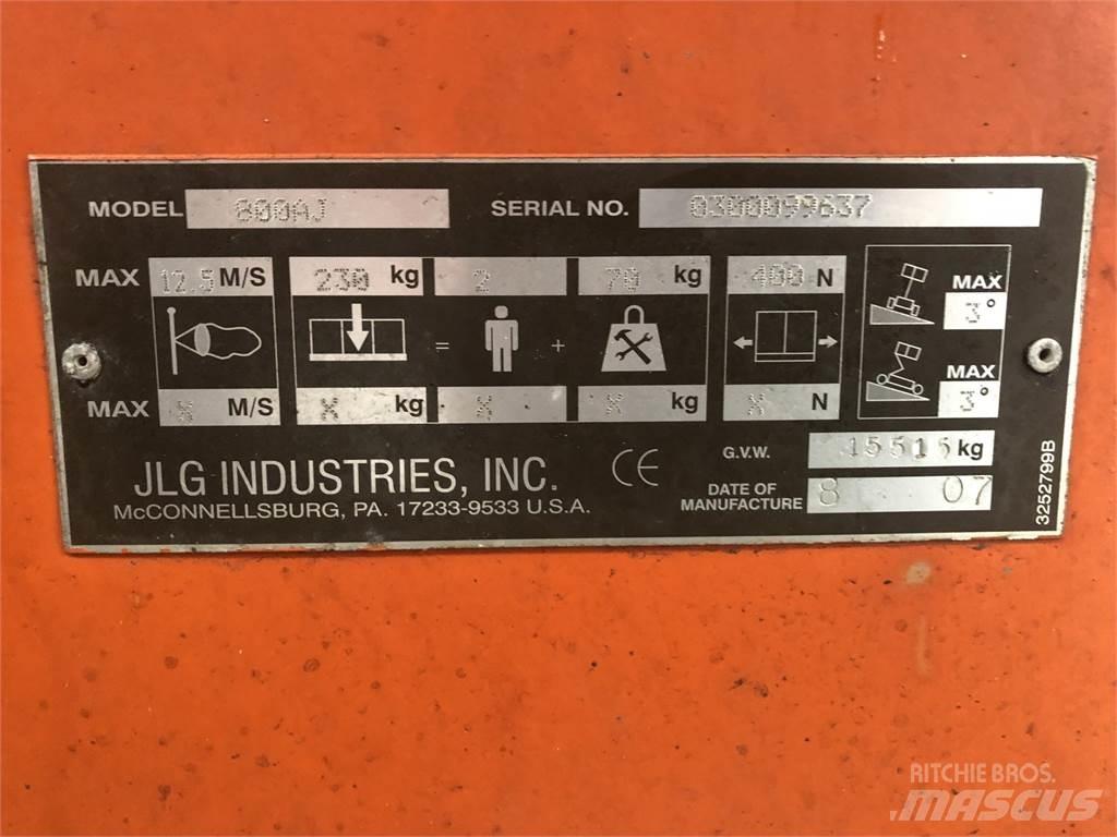 JLG 800AJ Piattaforme cingolate, Piattaforme a ragno e Montacarichi