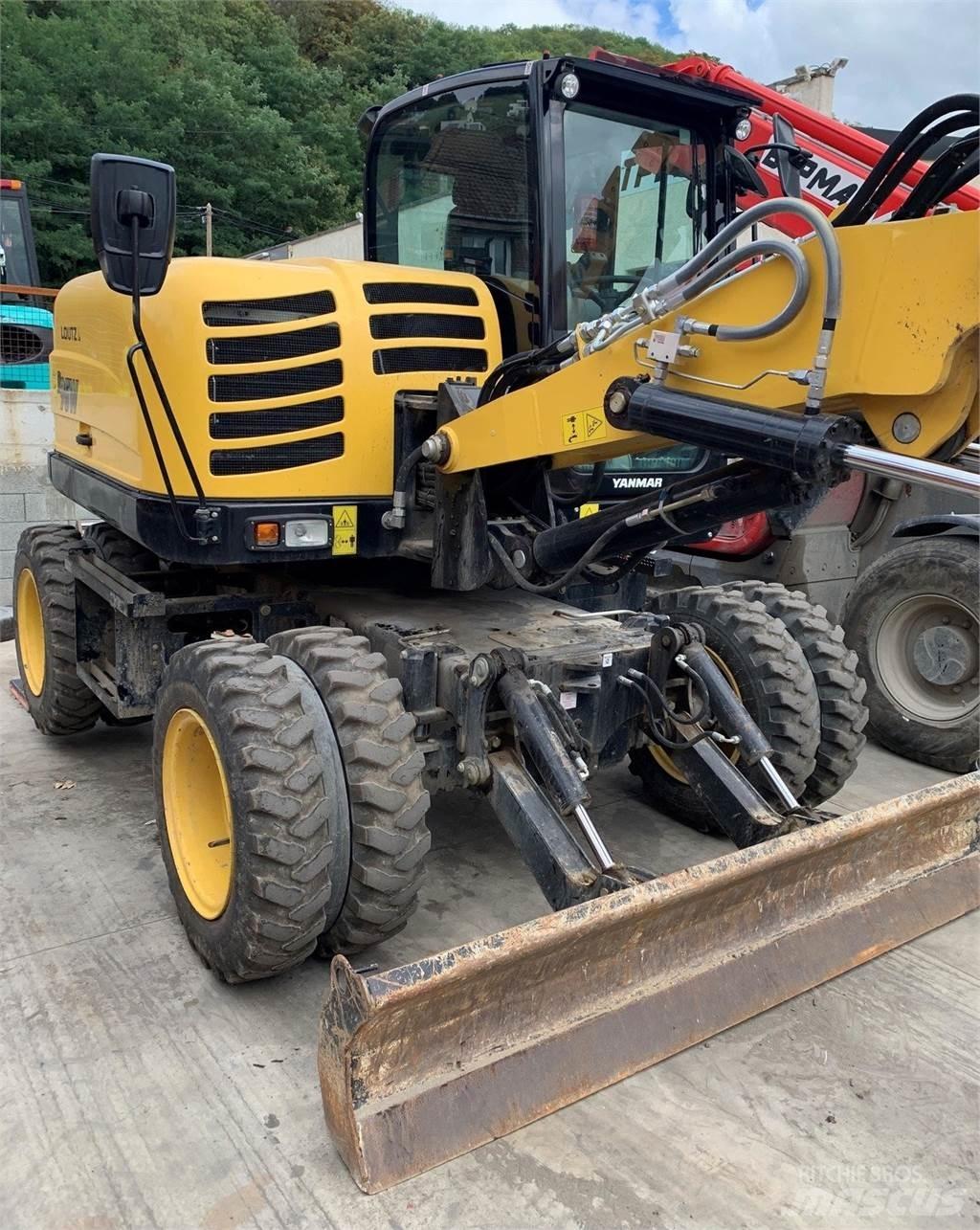 Yanmar B95W Escavatori gommati
