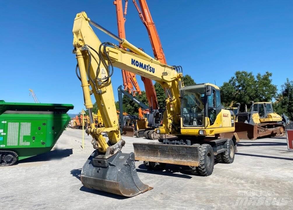 Komatsu PW200 7K Escavatori gommati