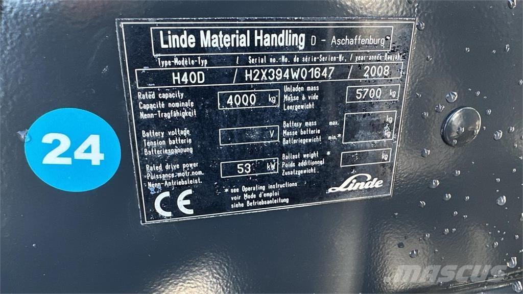 Linde H40D Carrelli elevatori diesel